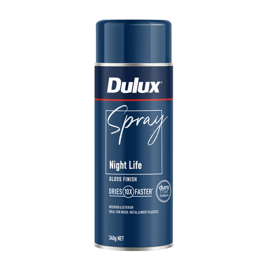 Dulux Spray Paint - 340g - Gloss Night Life