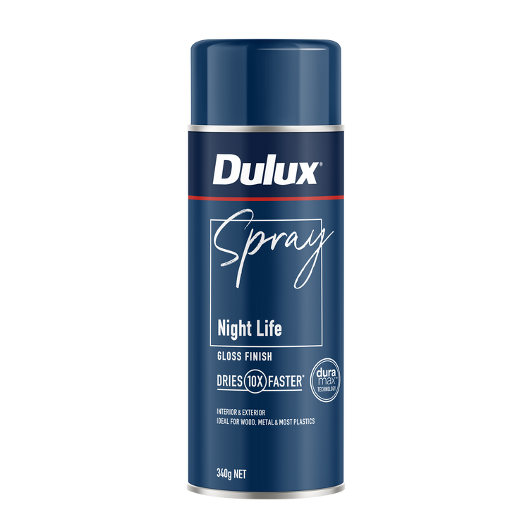 Dulux Spray Paint - 340g - Gloss Night Life