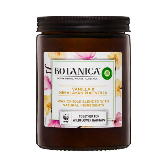 Botanica By Air Wick Scented Candle Vanilla & Himalayan Magnolia - 1 each