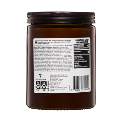 Botanica By Air Wick Scented Candle Caribbean Vetiver & Sandalwood - 1 each