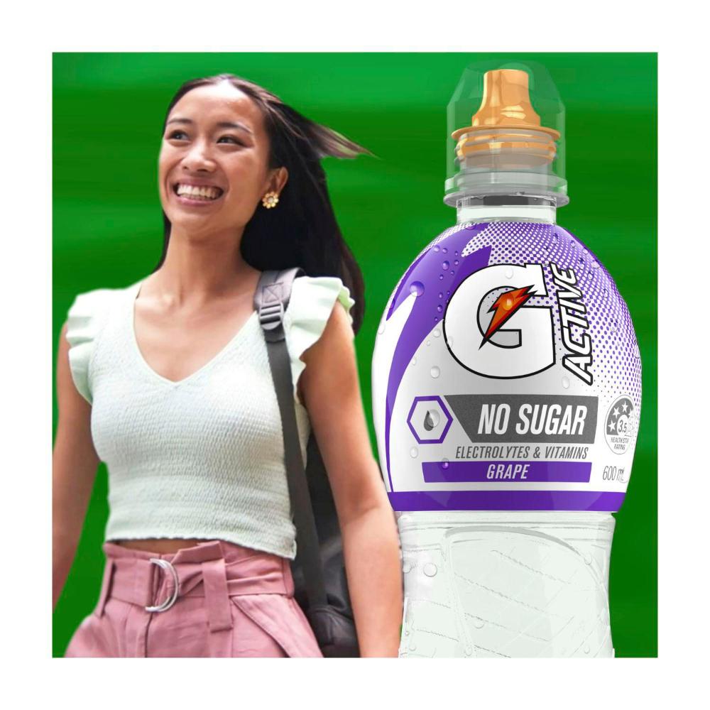 G Active Electrolyte Water Grape - 600mL