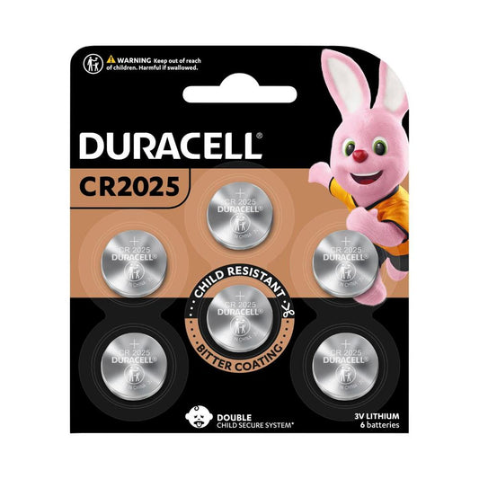Duracell Specialty 2025 Lithium Coin Batteries - 6 Pack