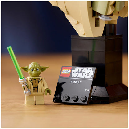 LEGO Star Wars Yoda Bust 75438 399-Piece Collectible Set