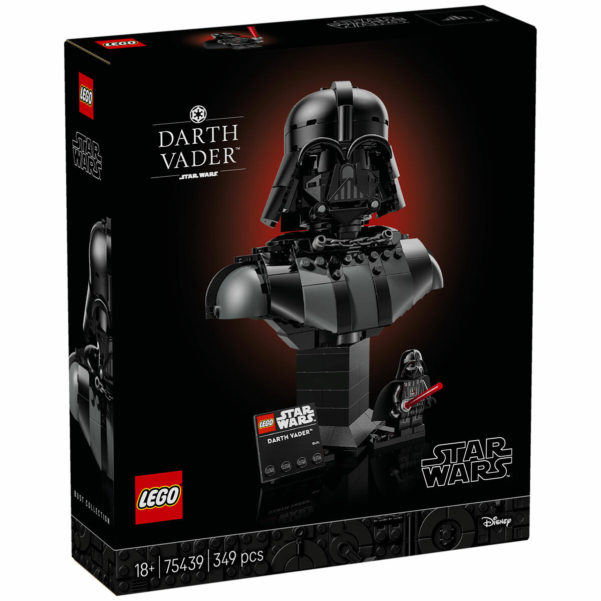 LEGO Star Wars Darth Vader Bust 75439 18+ 18cm Collectible Display