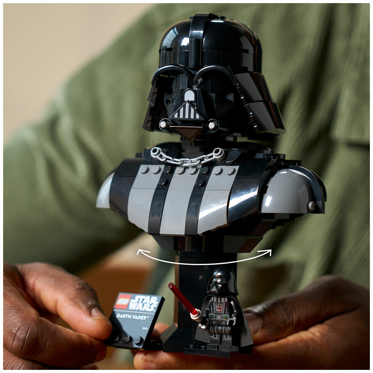 LEGO Star Wars Darth Vader Bust 75439 18+ 18cm Collectible Display