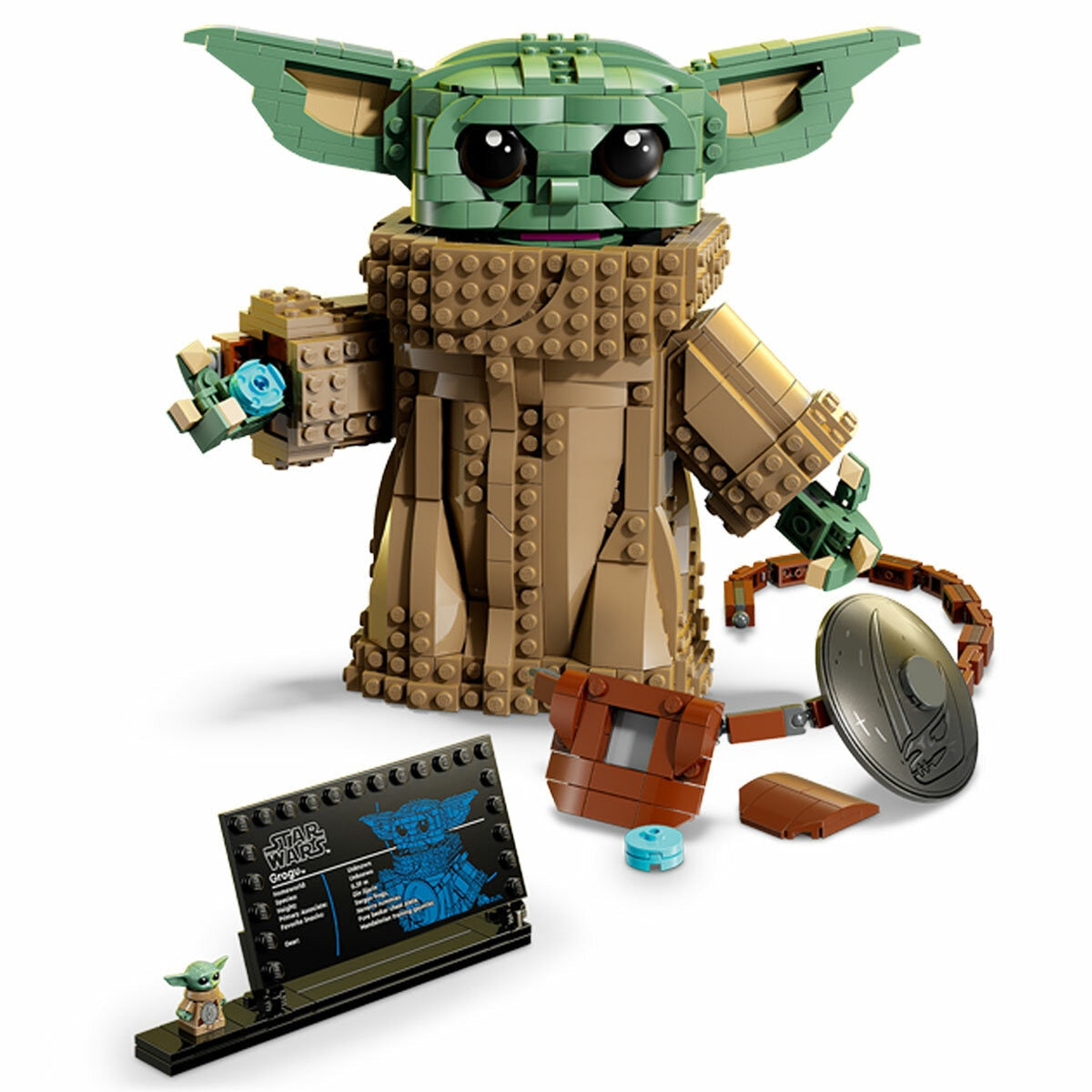 LEGO Star Wars Grogu Mandalorian Apprentice 75446 1200-Piece Posable