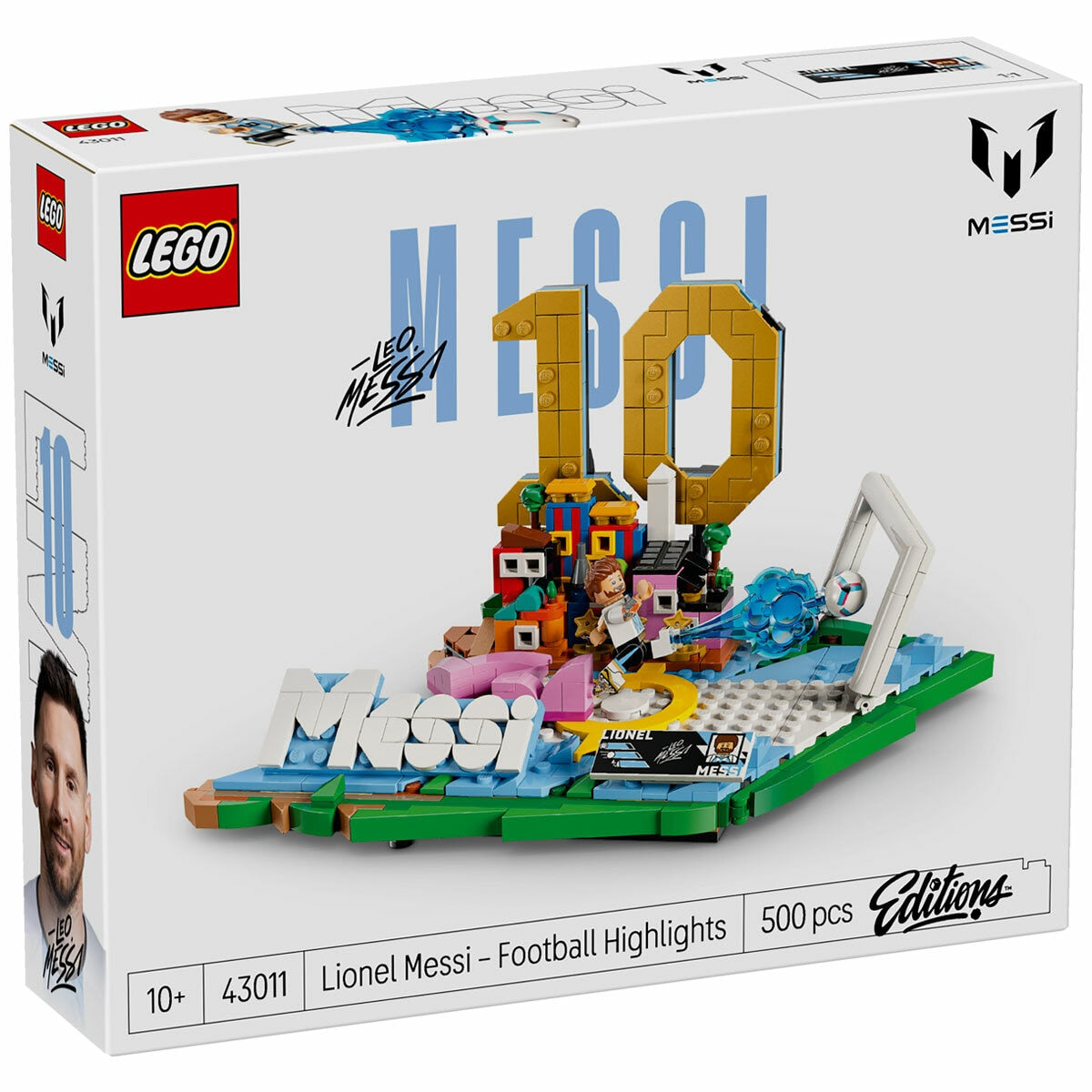 Lego Editions Lionel Messi Football Highlights 500-Piece Set 43011