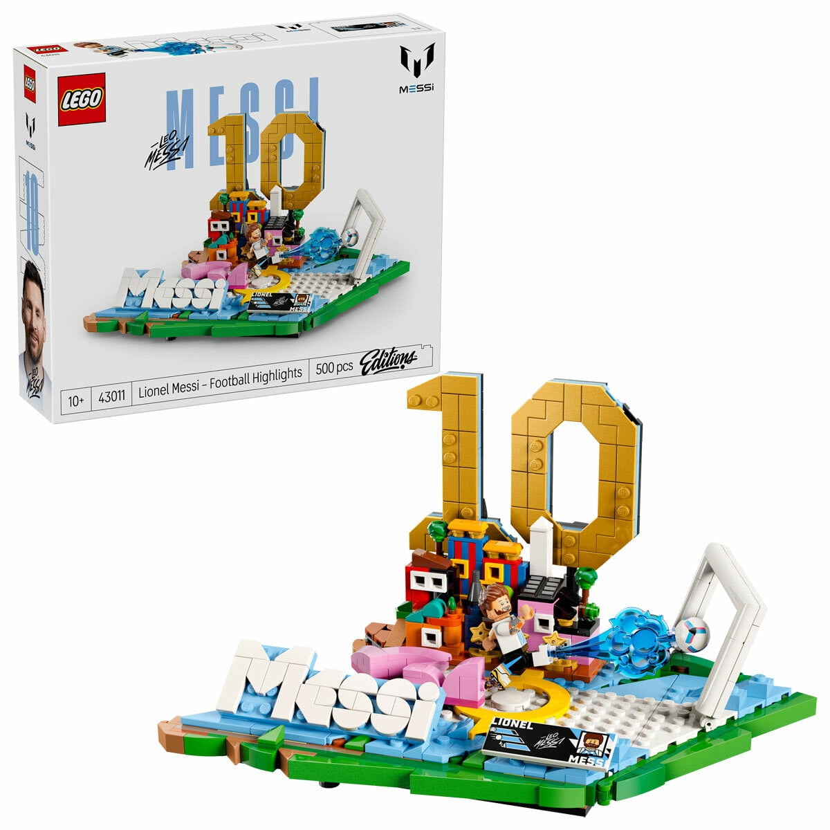 Lego Editions Lionel Messi Football Highlights 500-Piece Set 43011