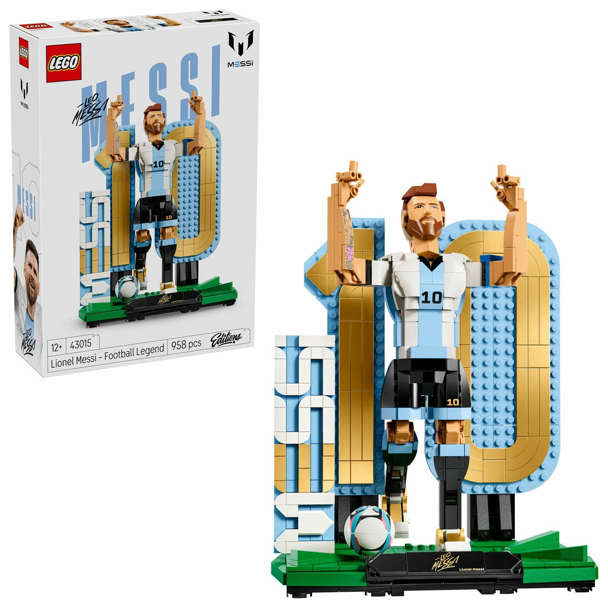 Lego Lionel Messi Football Legend Set 958-Piece 12+ 43015
