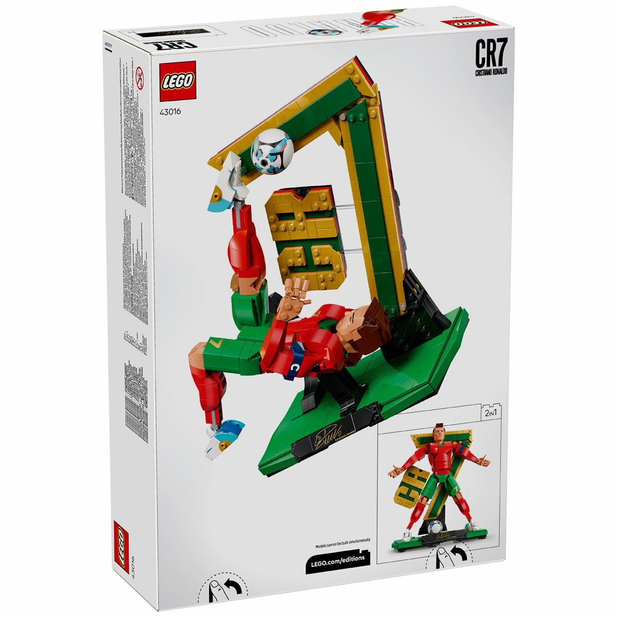 Lego Editions Cristiano Ronaldo Football Legend Set , , 12+ 43016 854 Pieces
