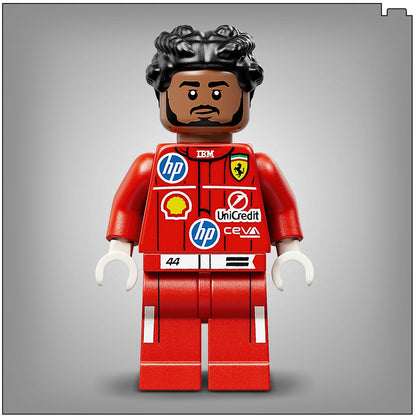 Lego F1 Lewis Hamilton Helmet Building Set Modena Yellow 43022 884 Pieces