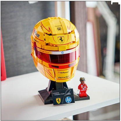 Lego F1 Lewis Hamilton Helmet Building Set Modena Yellow 43022 884 Pieces