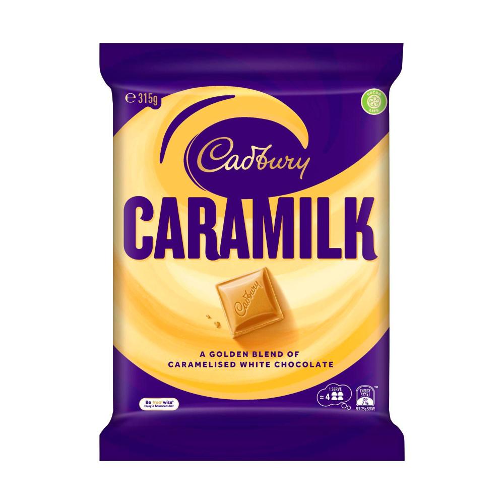 Cadbury Caramilk Large Chocolate Block - 315g