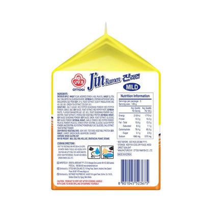Ottogi Jin Ramen Mild 5x120g - 600g