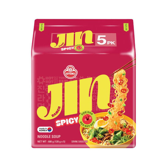 Ottogi Jin Ramen Spicy 5x120g - 600g