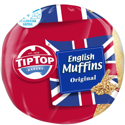 Tip Top English Muffins Original Bakery 6 Pack