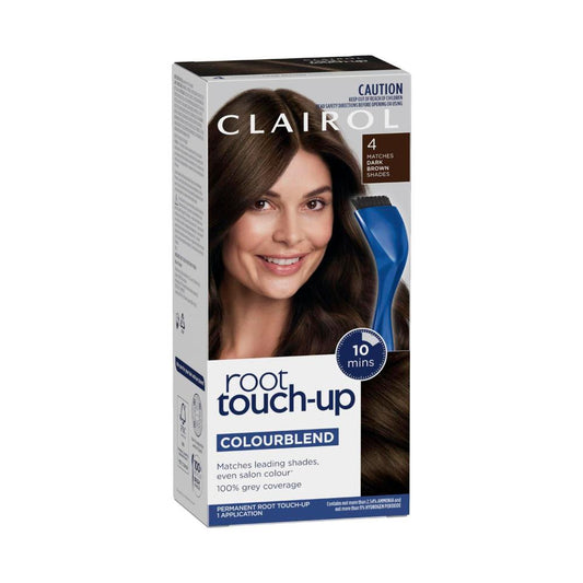 airol Root Touch Up Permanent Hair Colour - 4 Dark Brown - 1 pack
