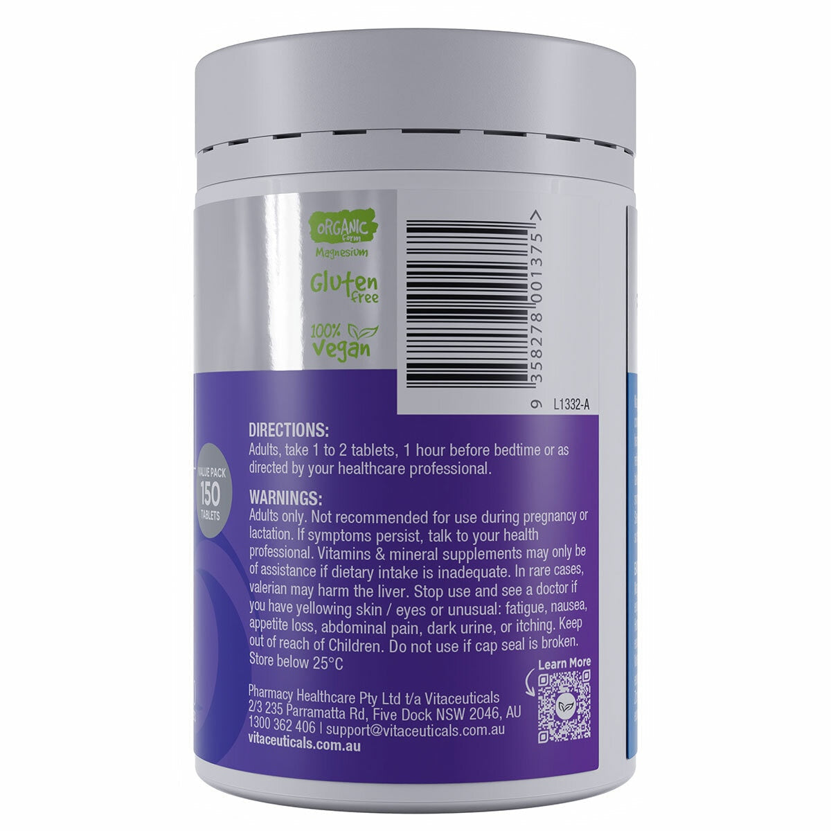Vitaceuticals Magzorb Sleep Magsleep150 Aid 150 Tablets