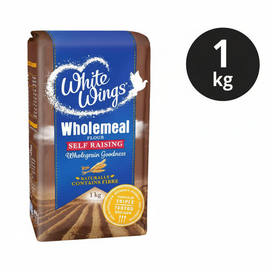 White Wings Wholemeal Self Raising Flour - 1kg