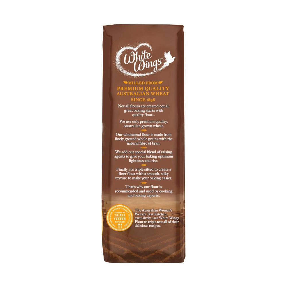 White Wings Wholemeal Self Raising Flour - 1kg