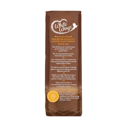 White Wings Wholemeal Self Raising Flour - 1kg