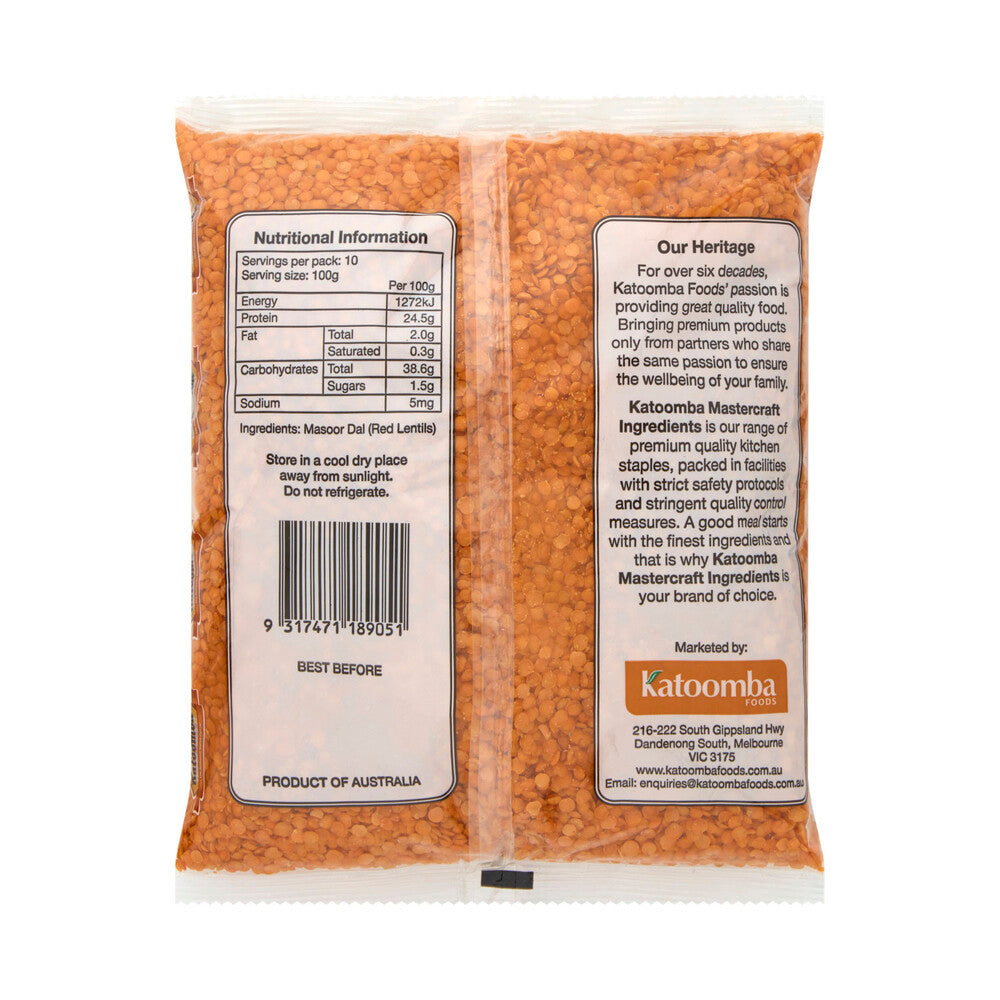 Katoomba Red Lentils - 1kg