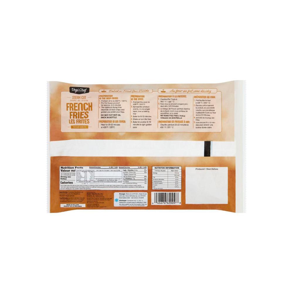 Vegi Chef Steak Cut French Fries - 907g