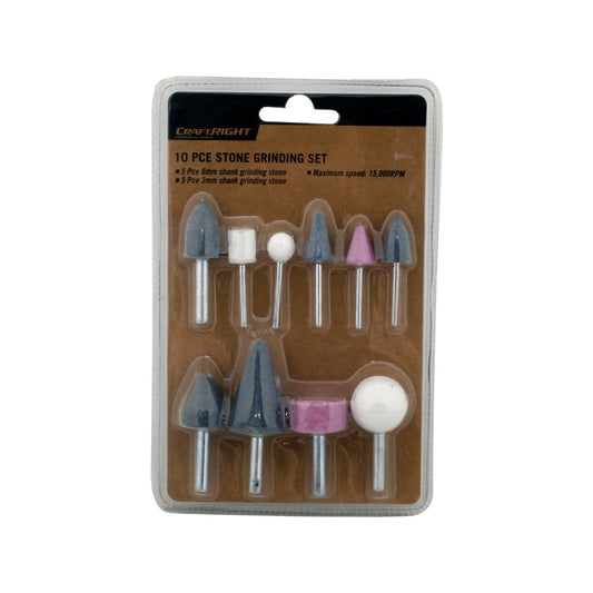 Craftright Stone Grinding Set - 10 Piece