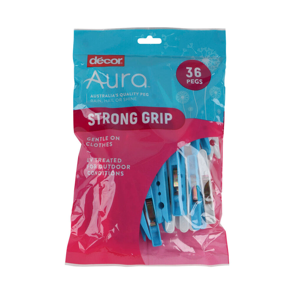 Aura Strong Grip Peg - 36 pack