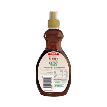 Queen Sugar Free Maple Flavoured Syrup - 355mL