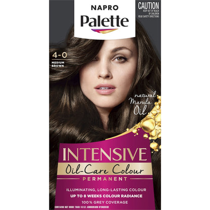 Napro Palette Intensive Oil-care Permanent Hair Colour Medium Brown Each