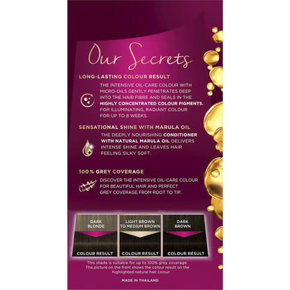 Napro Palette Intensive Oil-care Permanent Hair Colour Medium Brown Each