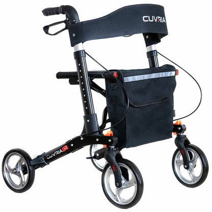 Cuvria Rollator Carbon Fibre Print Wheel Lightweight Aluminium 20.3cm