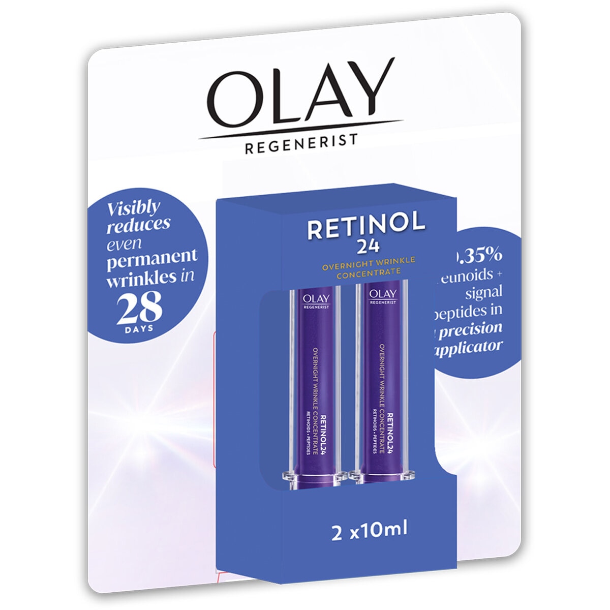 Olay Precision Overnight Wrinkle Concentrate Retinol Pen 2 x 10mL