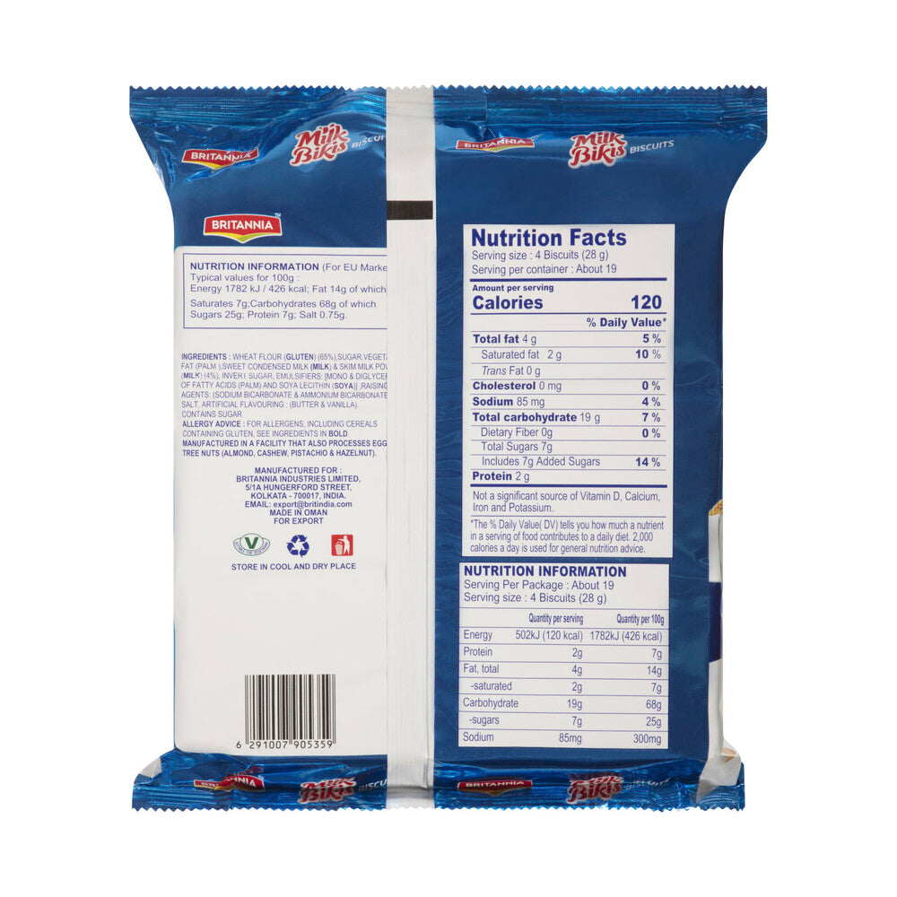 Britannia Milk Biscuits - 540g