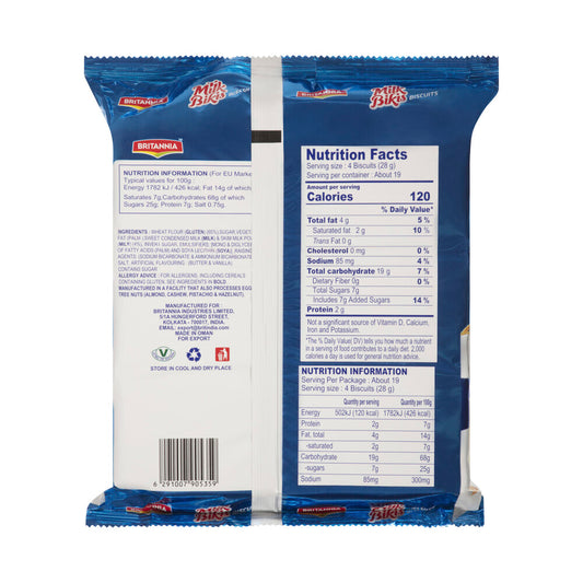 Britannia Milk Biscuits - 540g