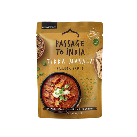 Passage Foods Passage To India Tikka Masala Simmer Sauce Pouch - 375g