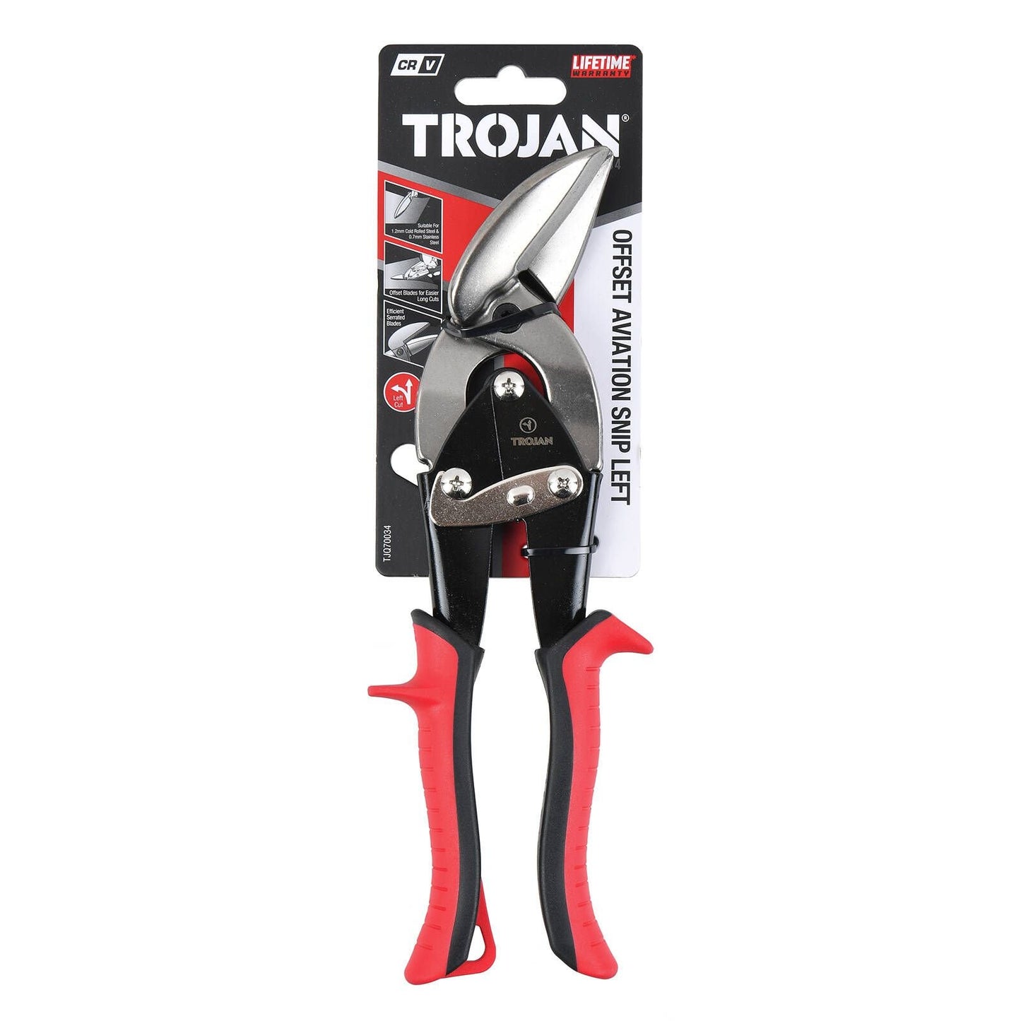 Trojan Offset Left Aviation Snip - 1.2mm
