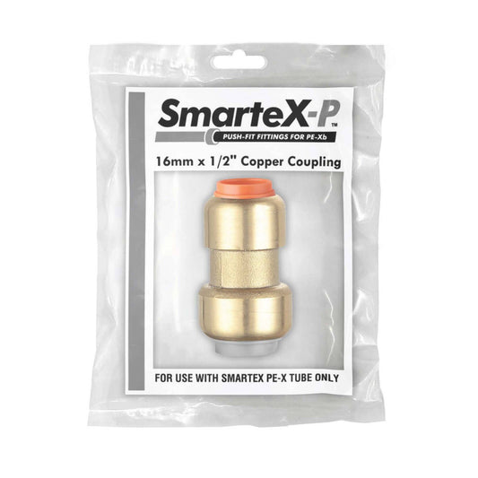 Smartex Pex Copper Conversion Coupling - 16 x 15mm