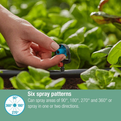 Gardena Micro Irrigation Spray Nozzle - 6 in 1 - 2 Pack