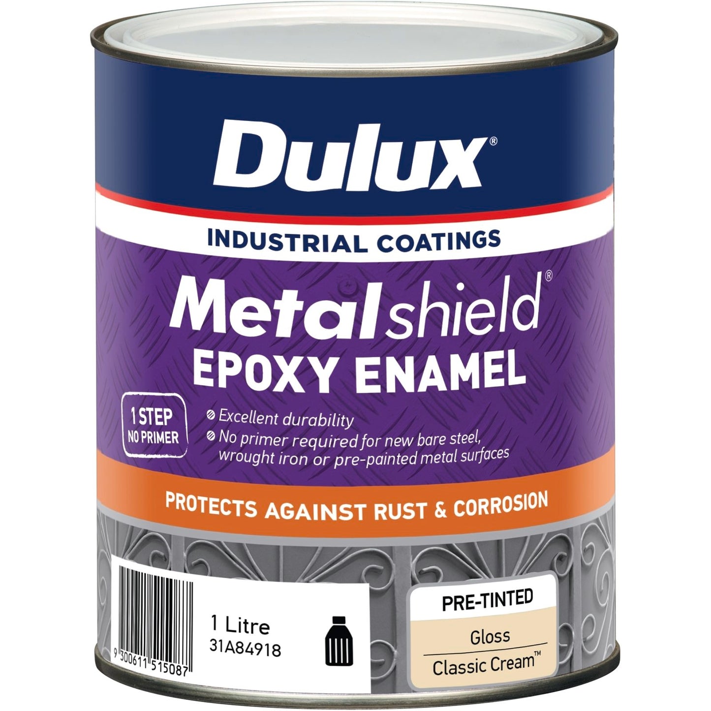 Dulux Metalshield Epoxy Enamel - 1L