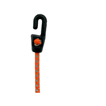 GRUNT Mini Reflecta Bungee Strap - 250mm - Rubber - Reflective - 4 Pack