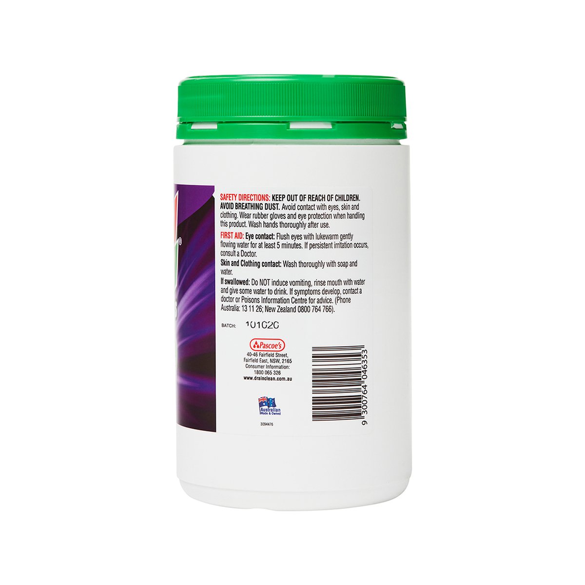 Drain Clean Active Enzyme Pellets - 450g - HDPE - Odour Removal