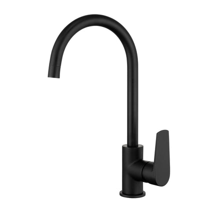 Mondella Gooseneck Sink Mixer - 35mm - Matt Black