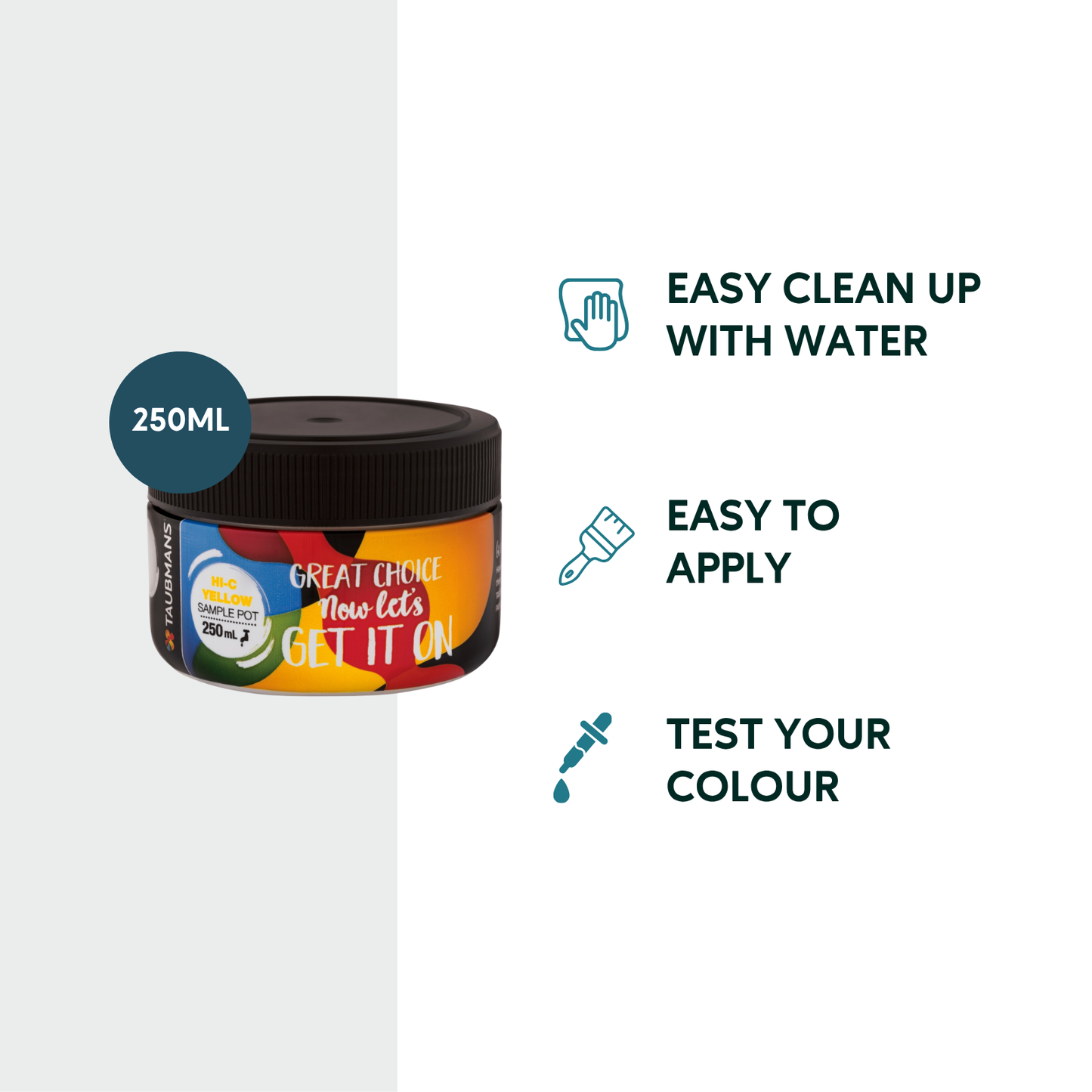 Taubmans Hi C Yellow Sample Pot - 250ml