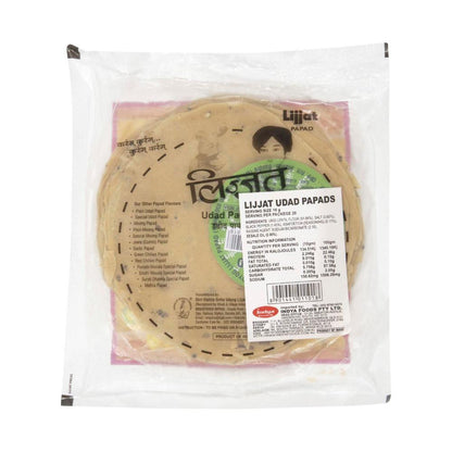 Lijjat Black Pepper Papadams - 200g