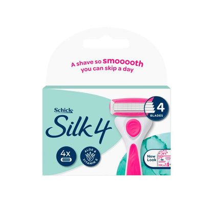 Schick Silk 4 Refills - 4 pack