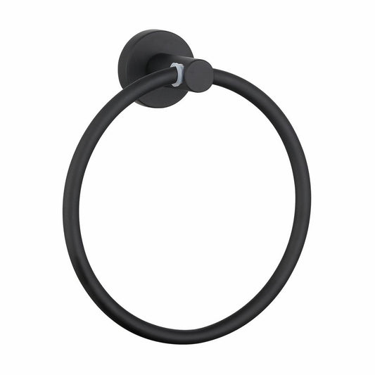 Mondella Resonance Matte Black Towel Ring