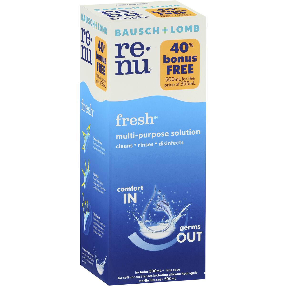 Bausch & Lomb Renu Fresh Multi-purpose Solution 500ml