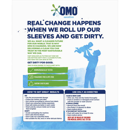 Omo Sensitive Washing Powder Front & Top Loader 2kg